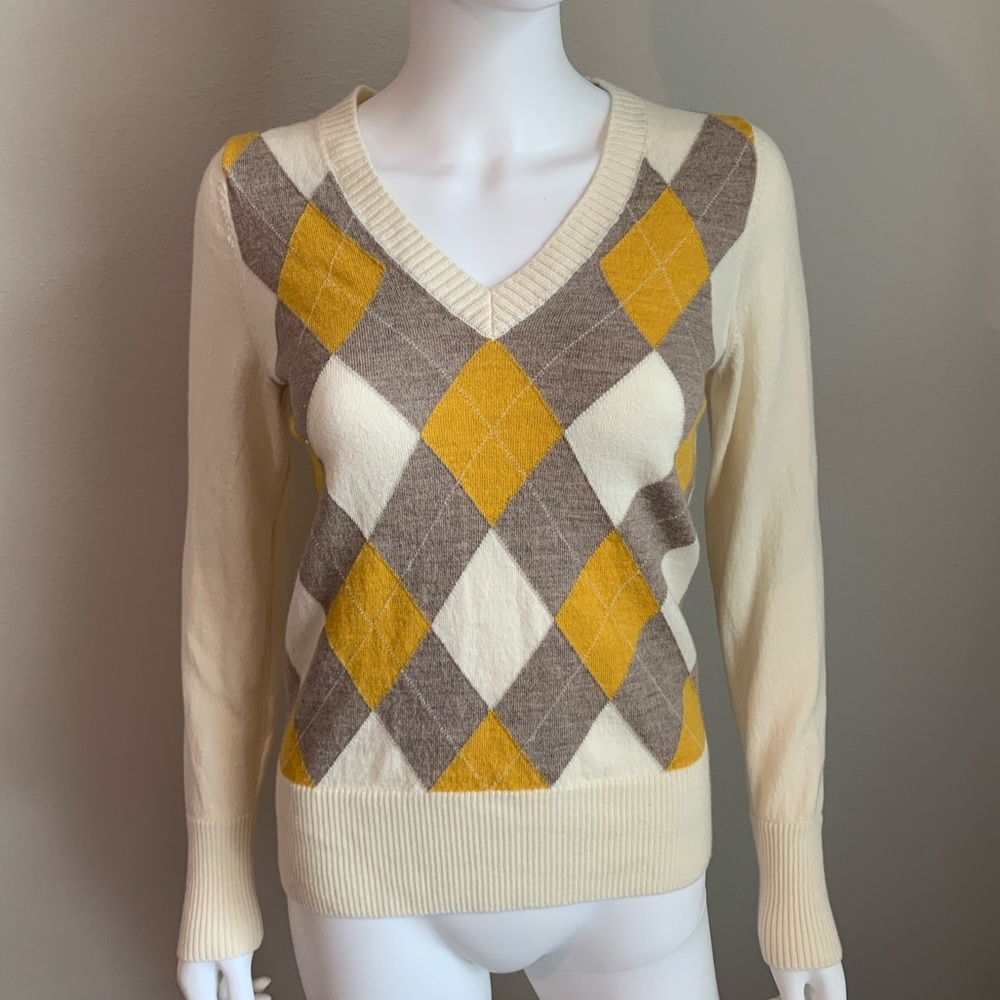 Banana Republic Argyle Sweater